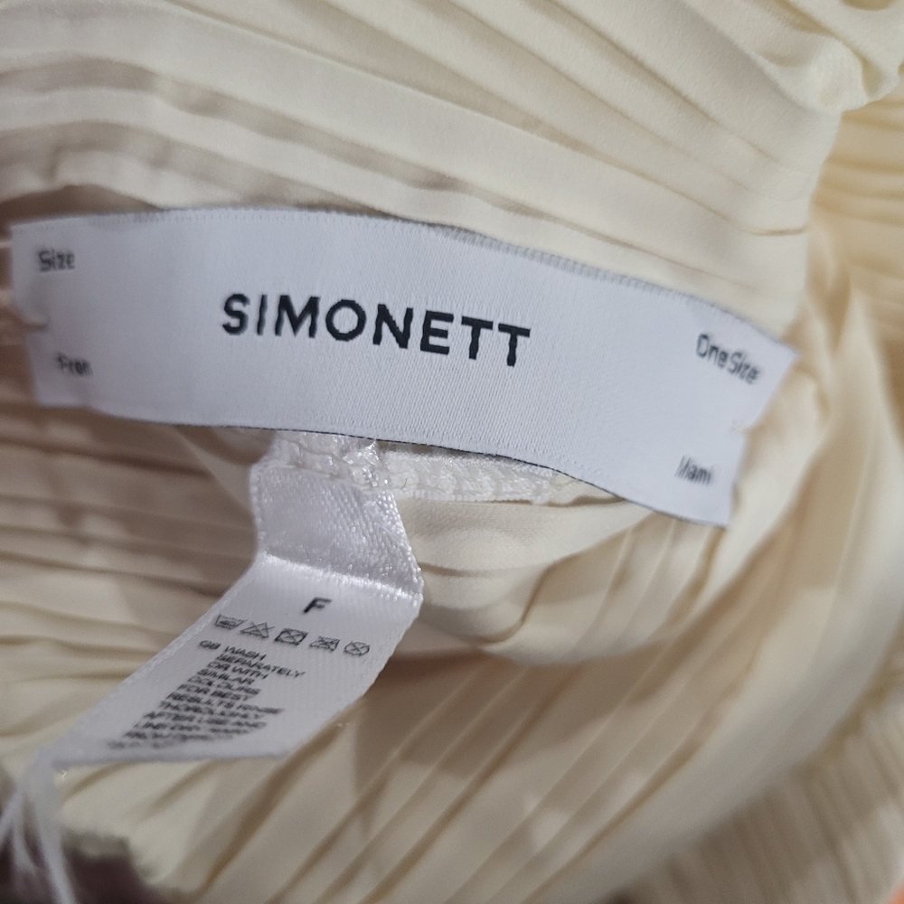Simonett ribbed top/blouse one size - Picture 5 of 5